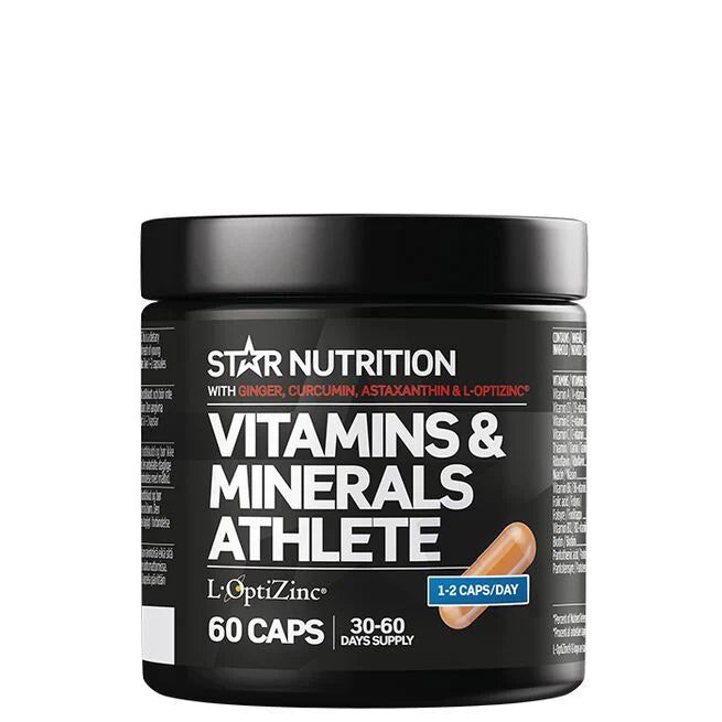 Ultimate Vitamins & Minerals Athlete 60 kapsler - Vitaminer og kosttilskudd - JK-Shop