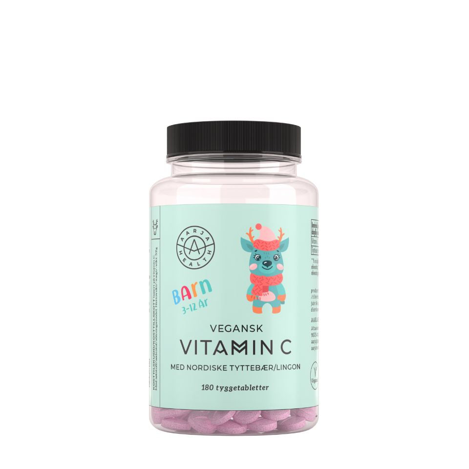 VITAMIN C & TYTTEBÆR FOR BARN - Vitaminer og kosttilskudd - JK-Shop