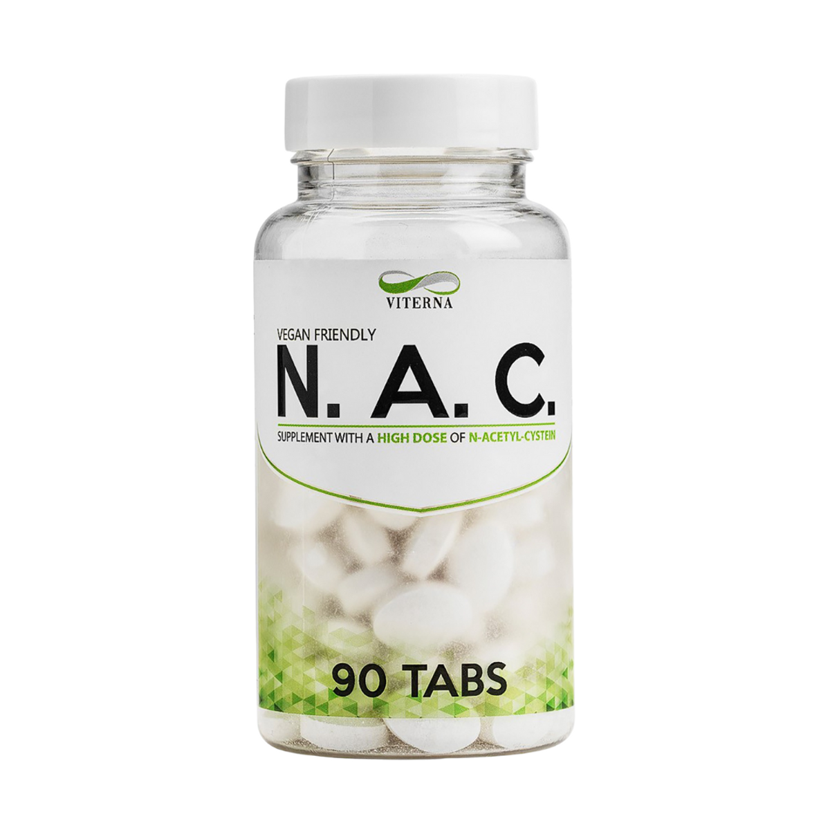 Viterna N.A.C N-Acetyl-Cystein, 90 tabs - Individuelle Aminosyrer - JK-Shop