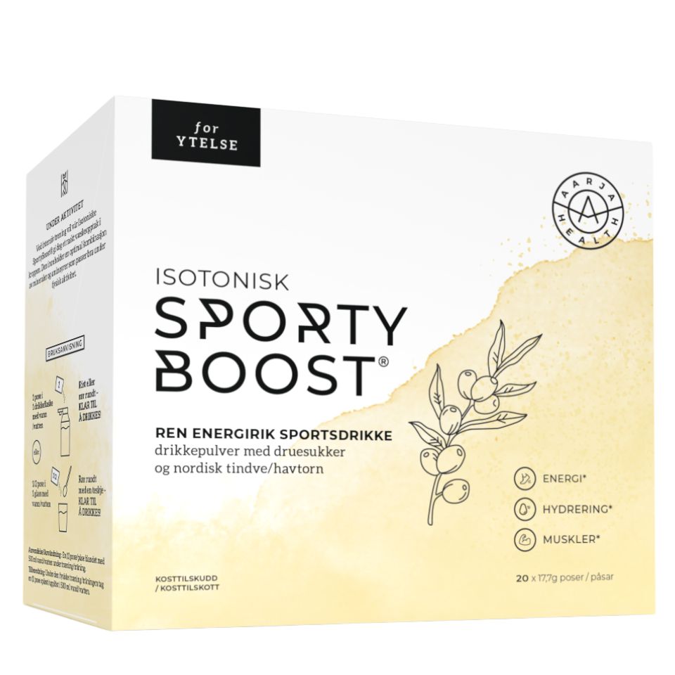 Aarja Health ISOTONISK SPORTY BOOST® & TINDVE