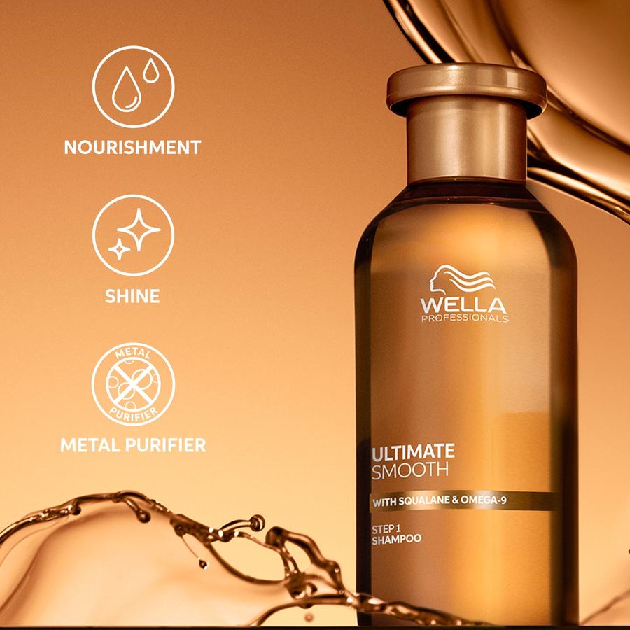 Wella Ultimate Smooth Shampoo 250ml - Sjampo - JK-Shop
