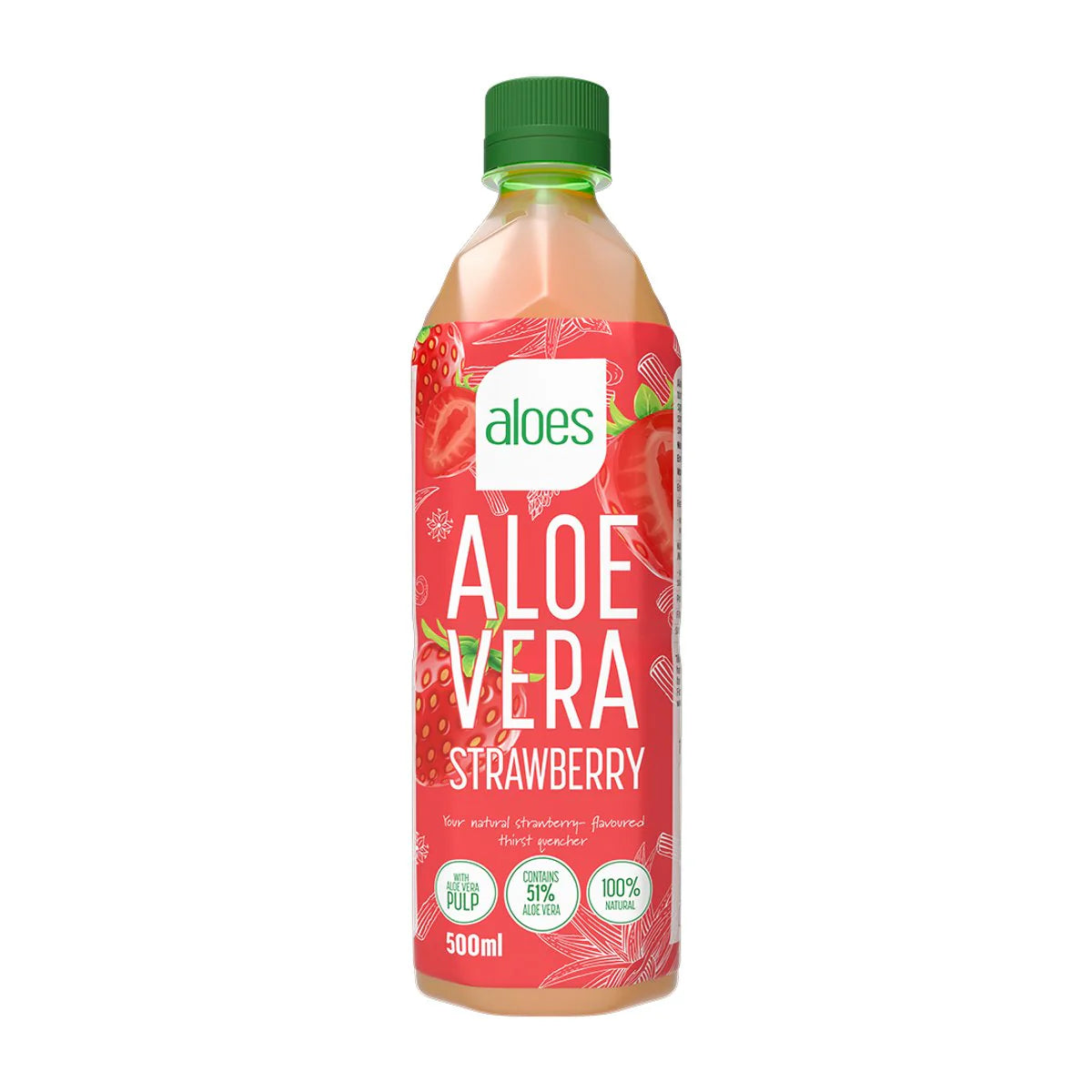 Aloes Aloe Vera, 500ml x 12stk