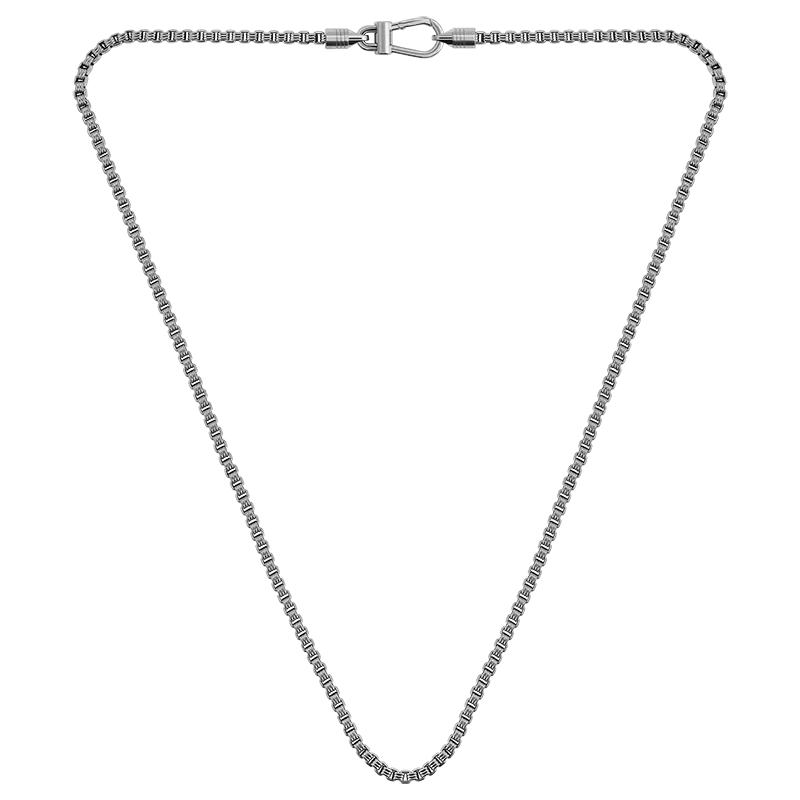 BOSS Antique Finish Necklace herrekjede i rustfritt stål med antikk sølvfinish