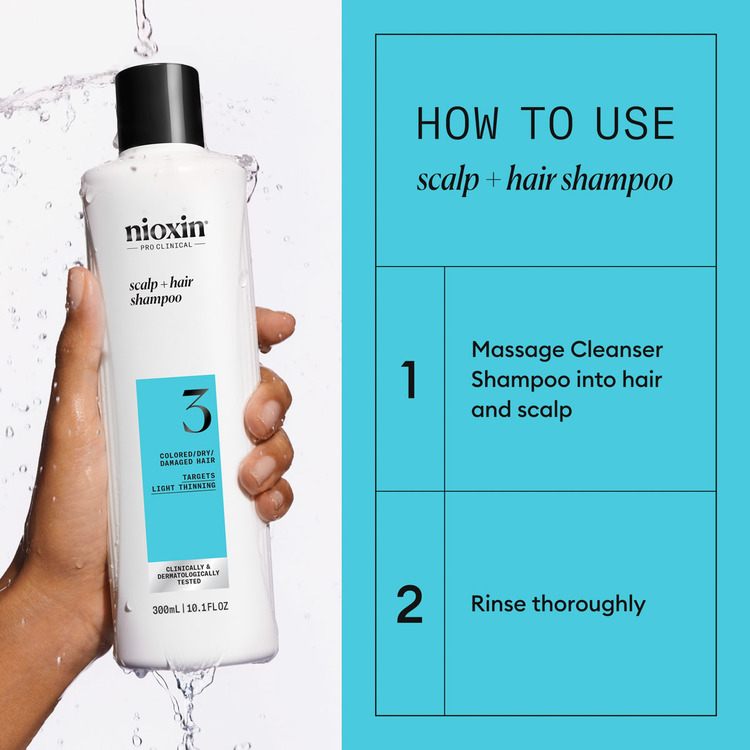 Nioxin System 3 Shampoo 300 ml