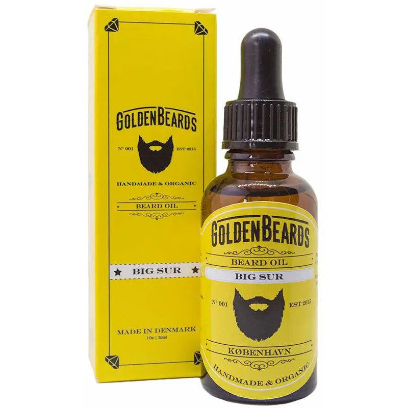 Golden Beards Organisk Skjeggolje Big Sur