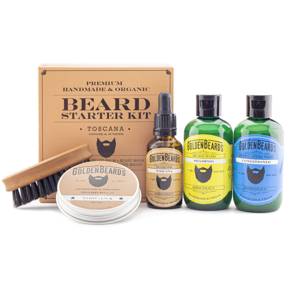 Golden Beards Starter Skjeggesett Toscana