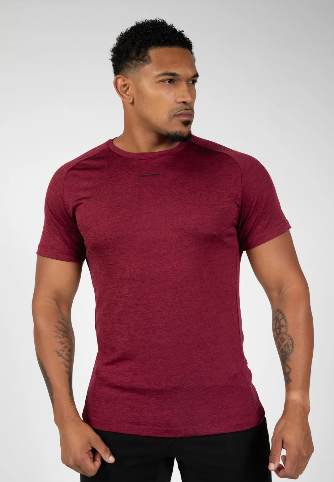 Gorilla Wear Taos T-Skjorte, Burgundy Red