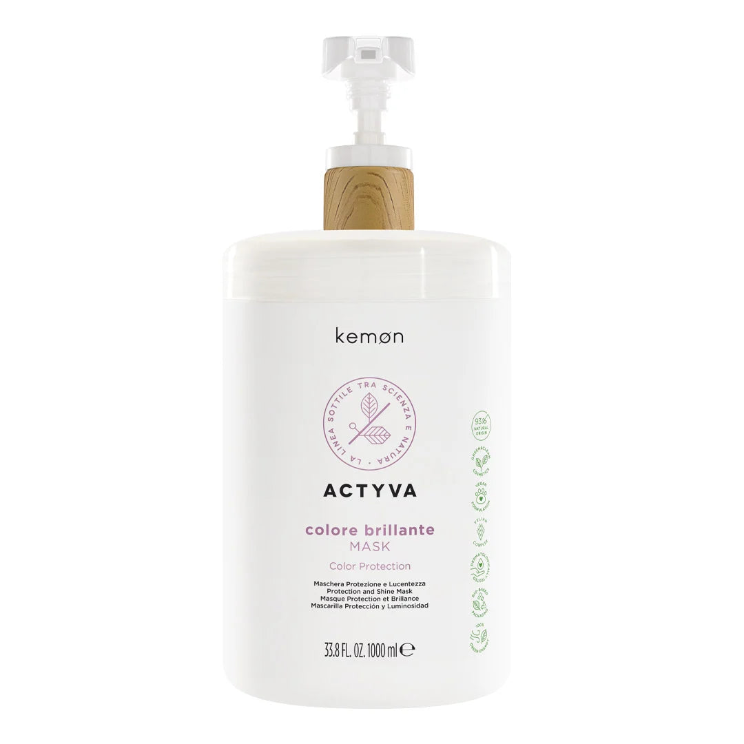 Actyva Colore Brillante Mask 1000 ml – Intensiv Hårmaske for Farget og Behandlet Hår