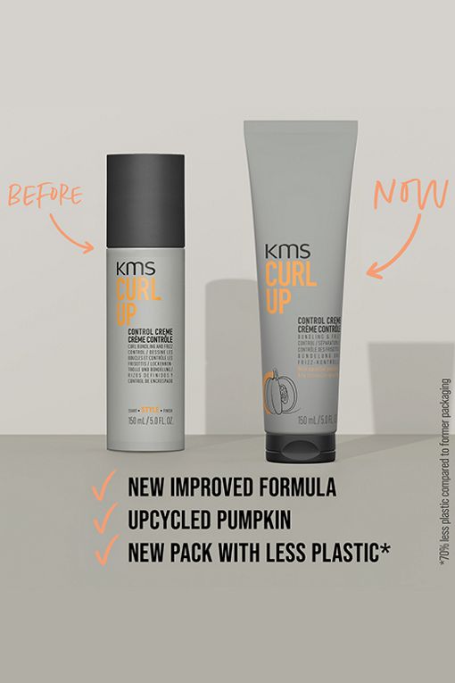 KMS, CURL UP Control Creme 150 ml(Ny Emballasje)