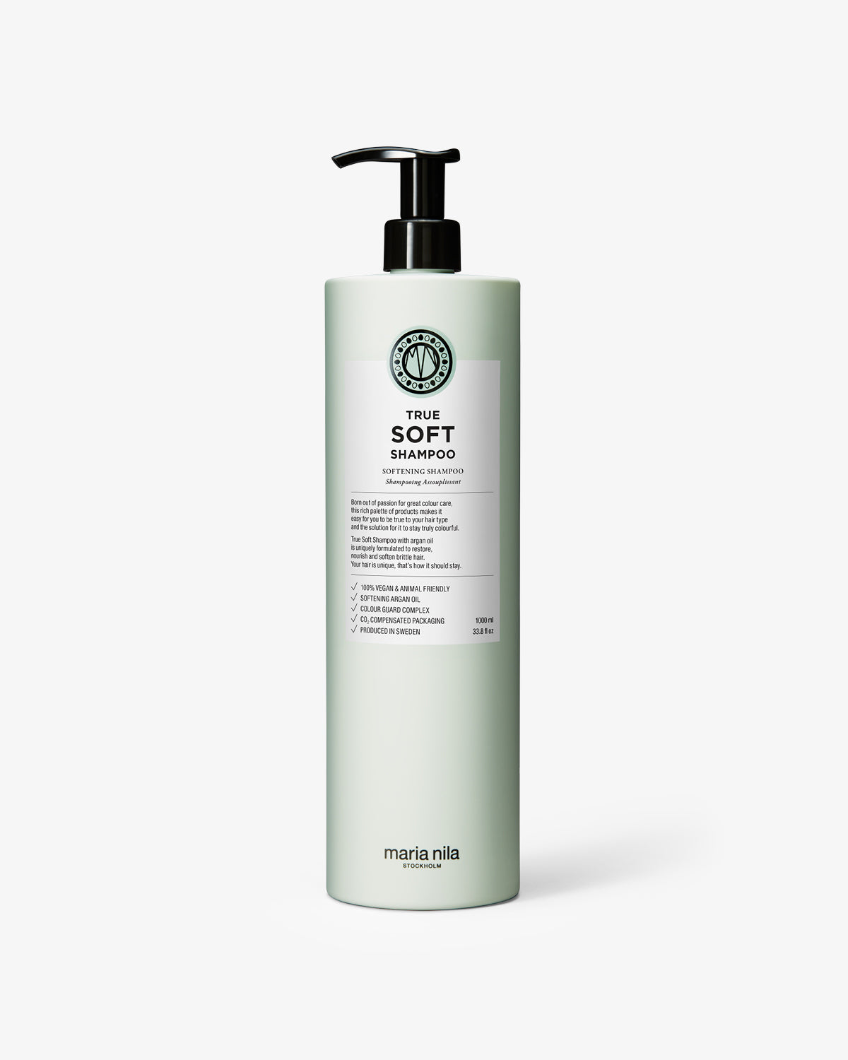 Maria Nila True Soft Shampoo 1000 ml sjampo for tørt hår