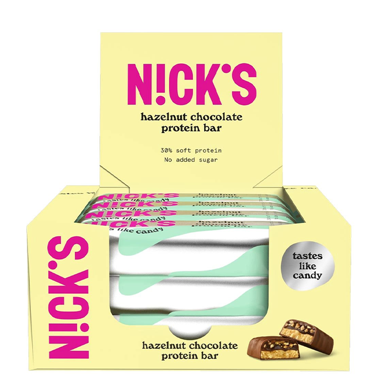 Nick's proteinbar Hazelnut Chocolate 12 x 50 g