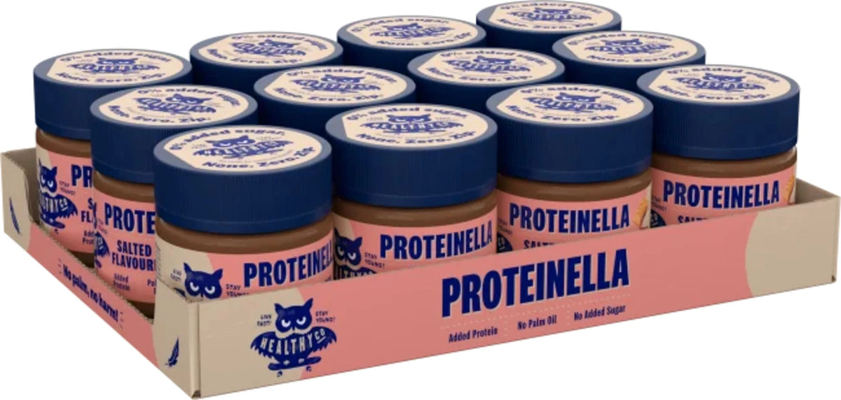 Healthyco Proteinella 200g x 12stk, Salted Caramel