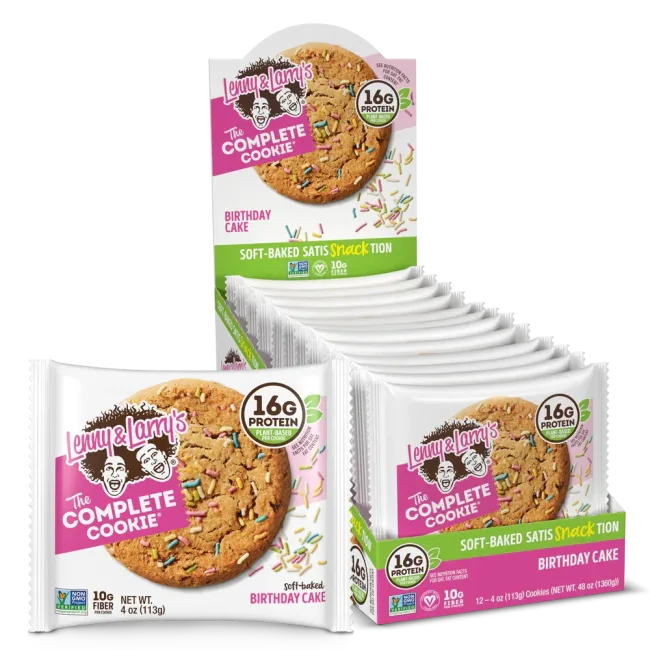 Lenny & Larry Protein Cookie, 12x113g, White Chocolaty Macademia