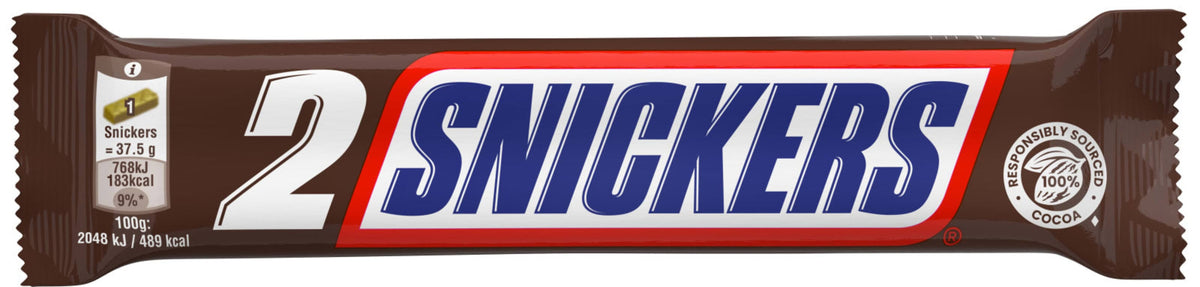Snickers, 2x75g (24stk)