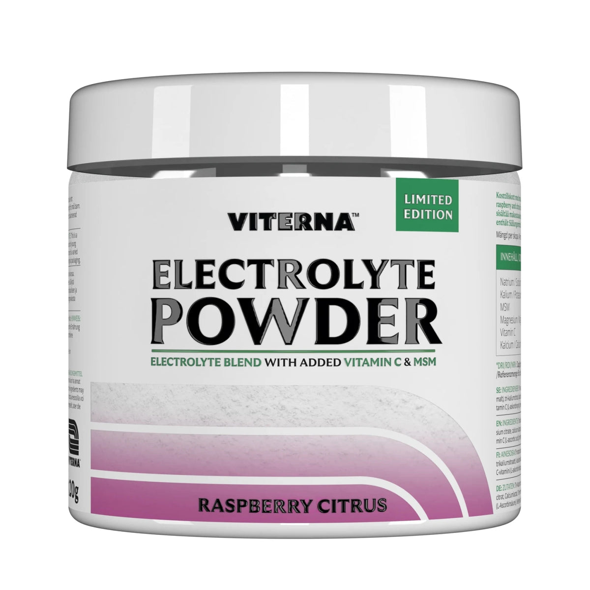 Viterna Vital Electrolyte Powder, 120g - 7 smaker