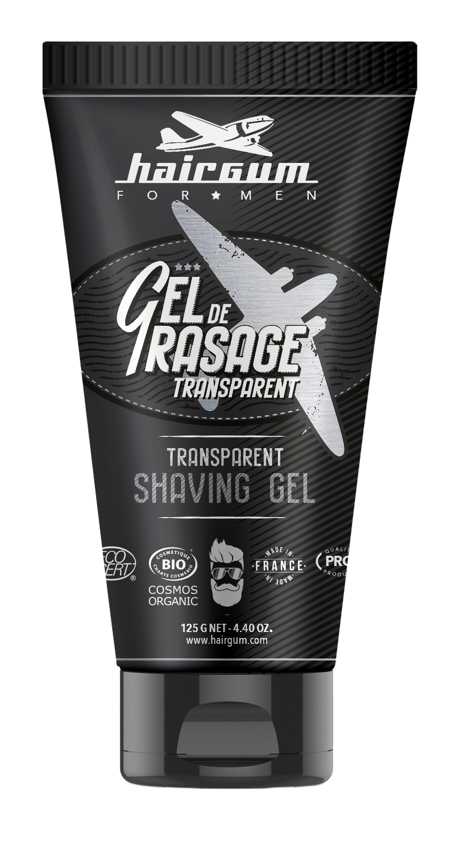 Hairgum for Men Transparent Shaving Gel barbergel 125 g