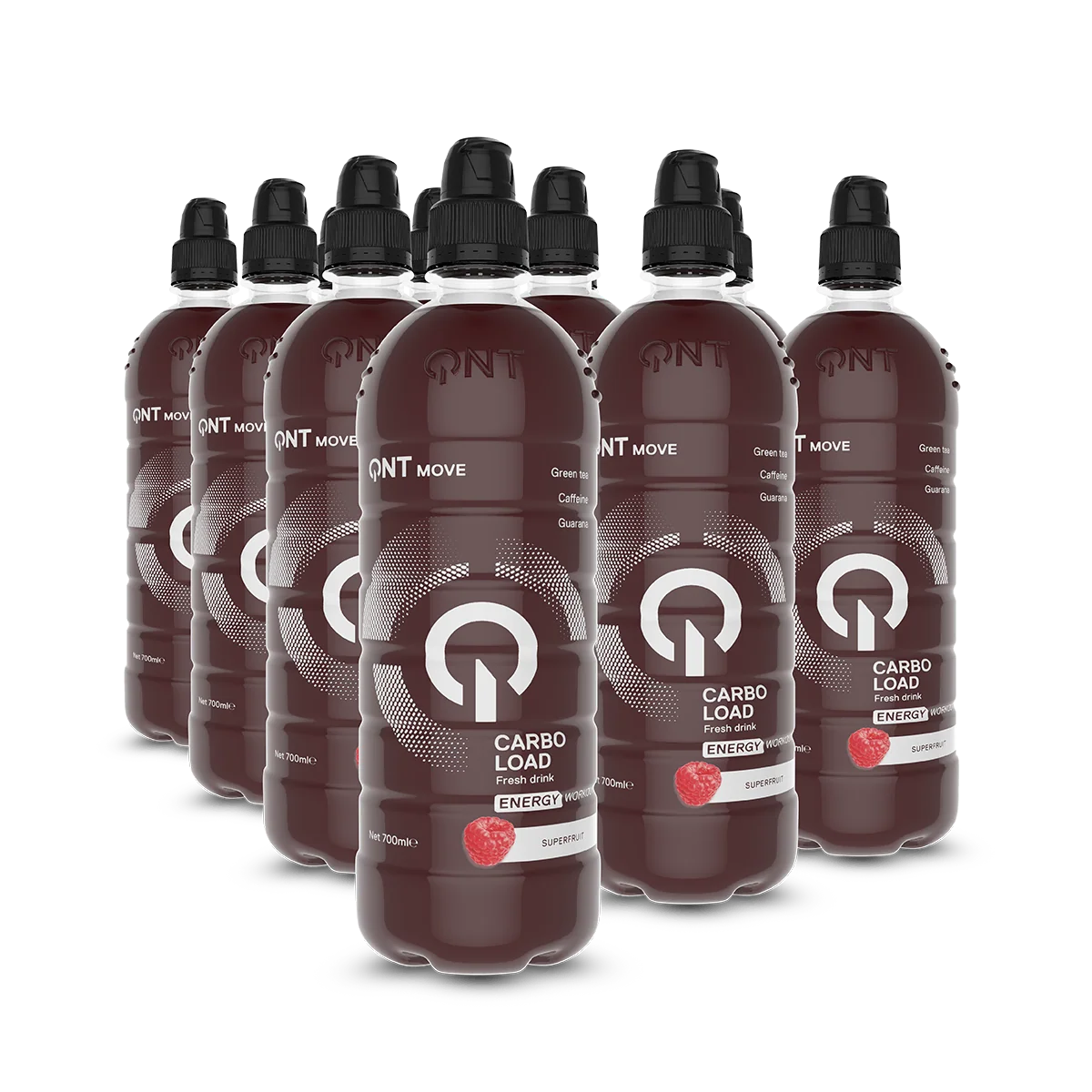 QNT Carbo Load Drink 12 x 700 ml Super Fruit karbohydratdrikk