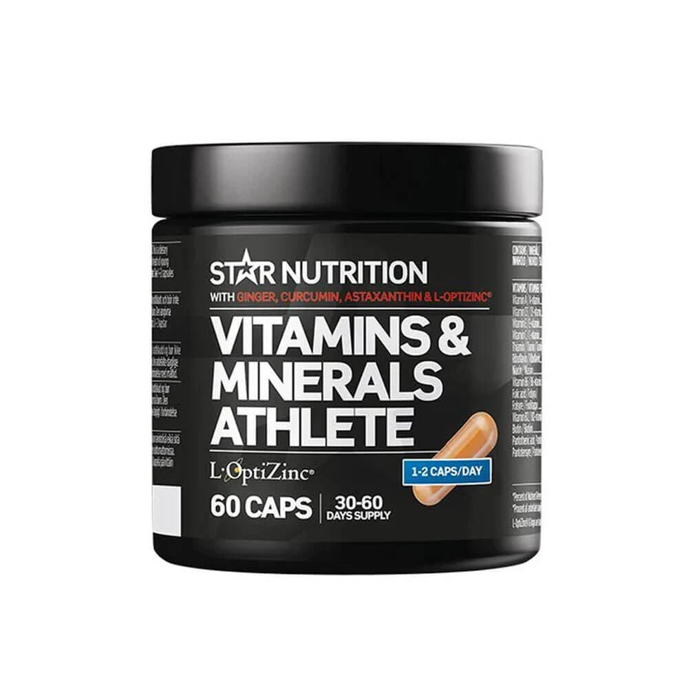 Star Nutrition Ultimate Vitamins & Minerals Athlete 60 kapsler