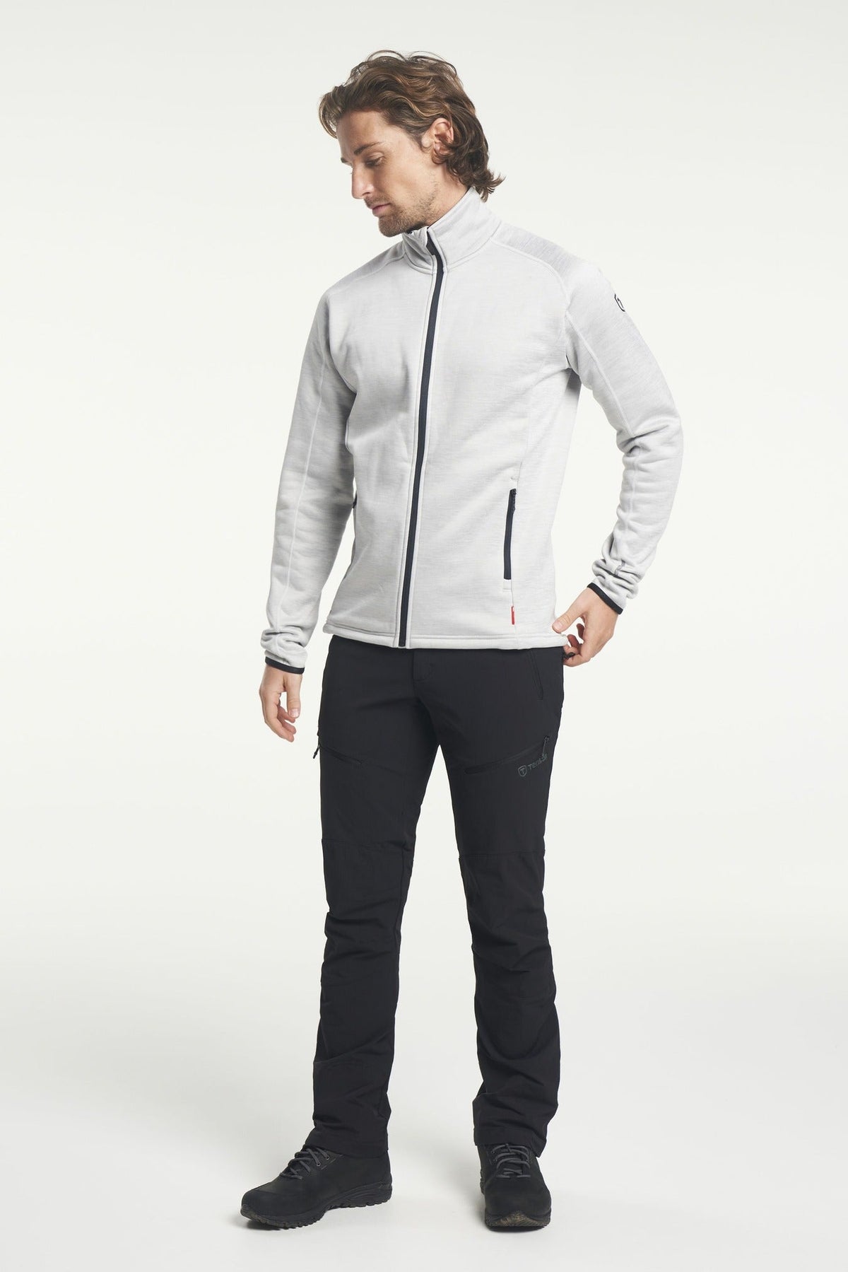 Tenson TXLite Midlayer Zip Men – Light Grey