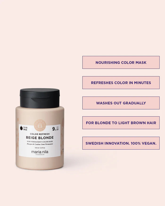 Maria Nila Color Refresh Beige Blonde 100 ml