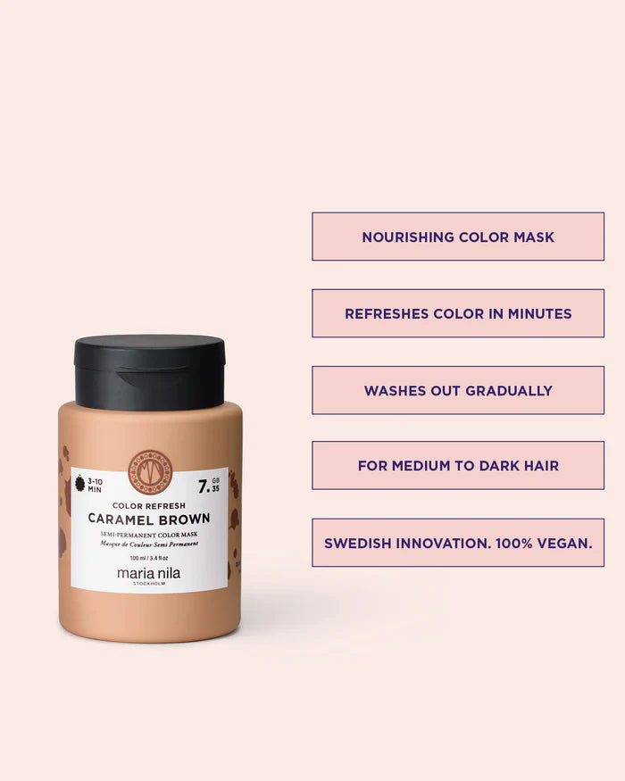 Maria Nila Color Refresh Caramel Brown 100 ml