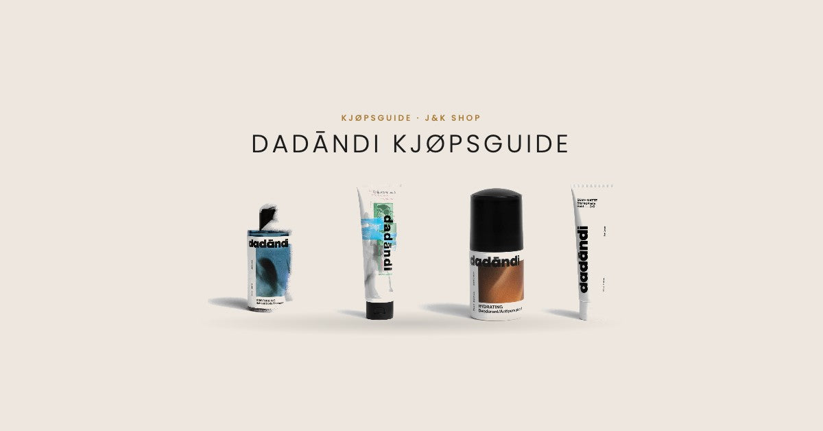 Dadāndi herrepleie for hår, hud og styling