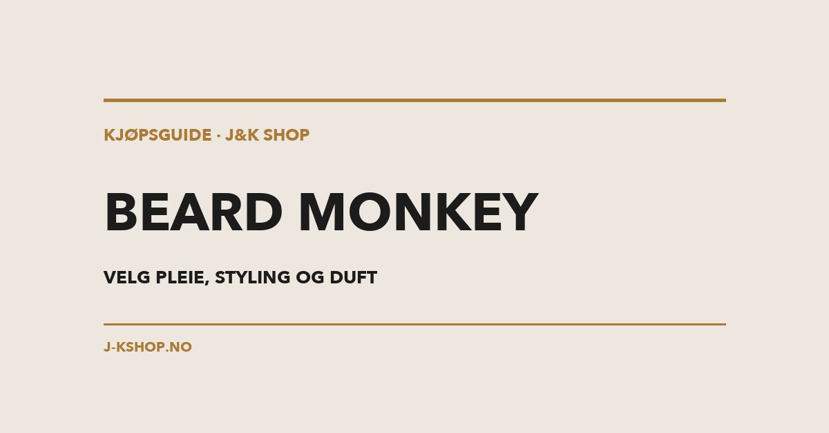 Beard Monkey kjøpsguide til skjegg og hårstyling