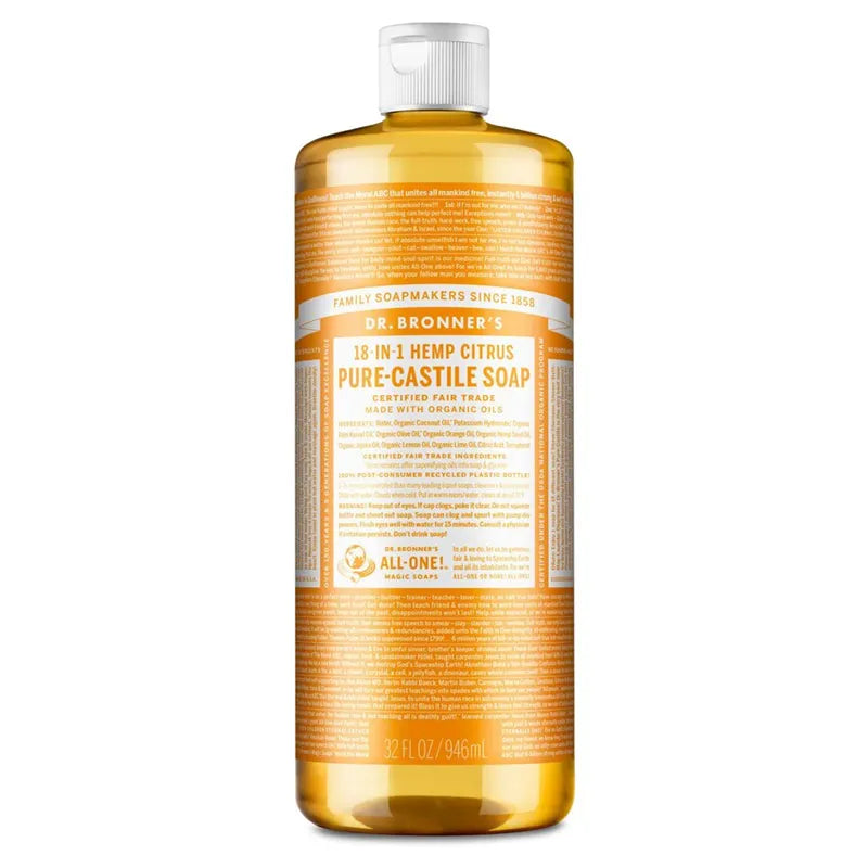 Dr. Bronner’s, Sitron &amp; Appelsin Såpe 945 ml