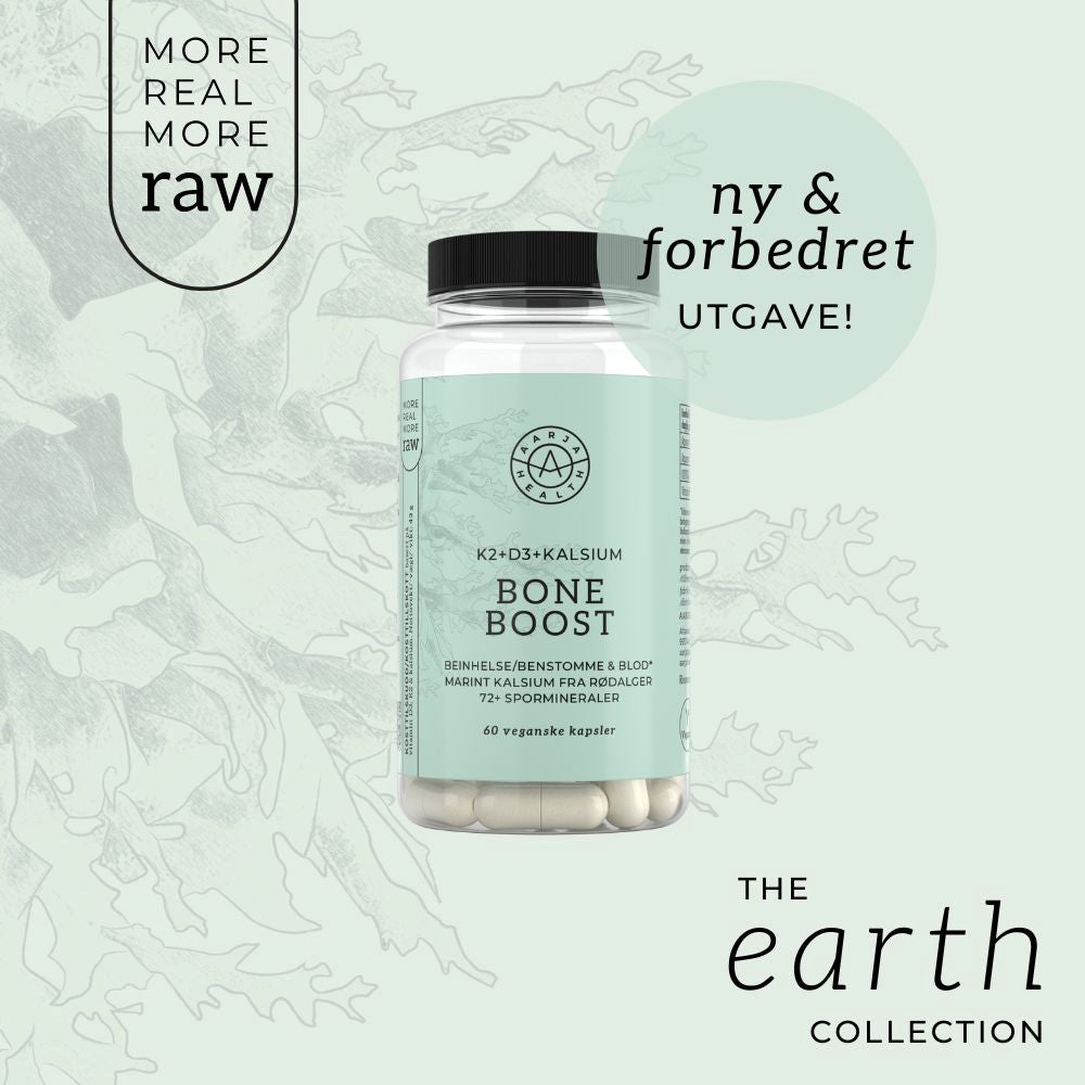 Aarja Health BONE BOOST (Marint kalsium + D3 + K2)