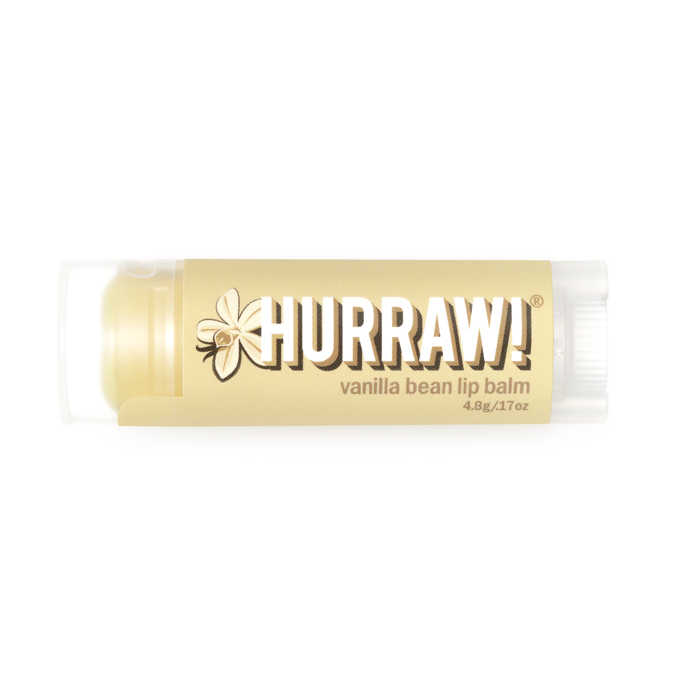 HURRAW! Lip Balm - Mint, Vanilla & SPF15 - Leppepomade - JK-Shop