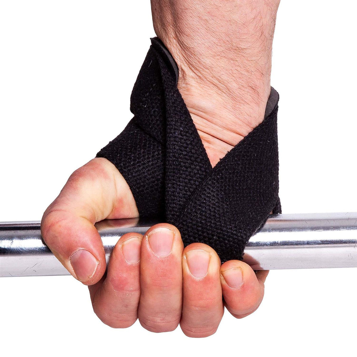 C.P. Sports Padded Lifting Straps Svart bilde 4