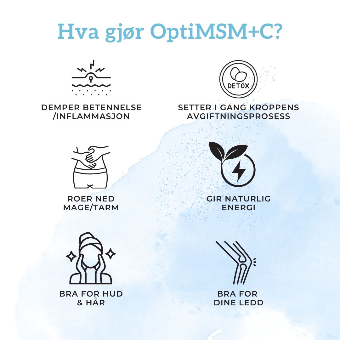 Aarja Health OPTIMSM®, C VITAMIN & BLÅBÆR