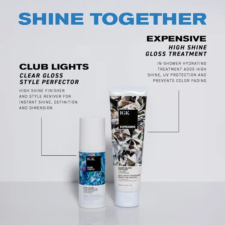 IGK, Club Lights Clear Gloss Style Perfector 75ml