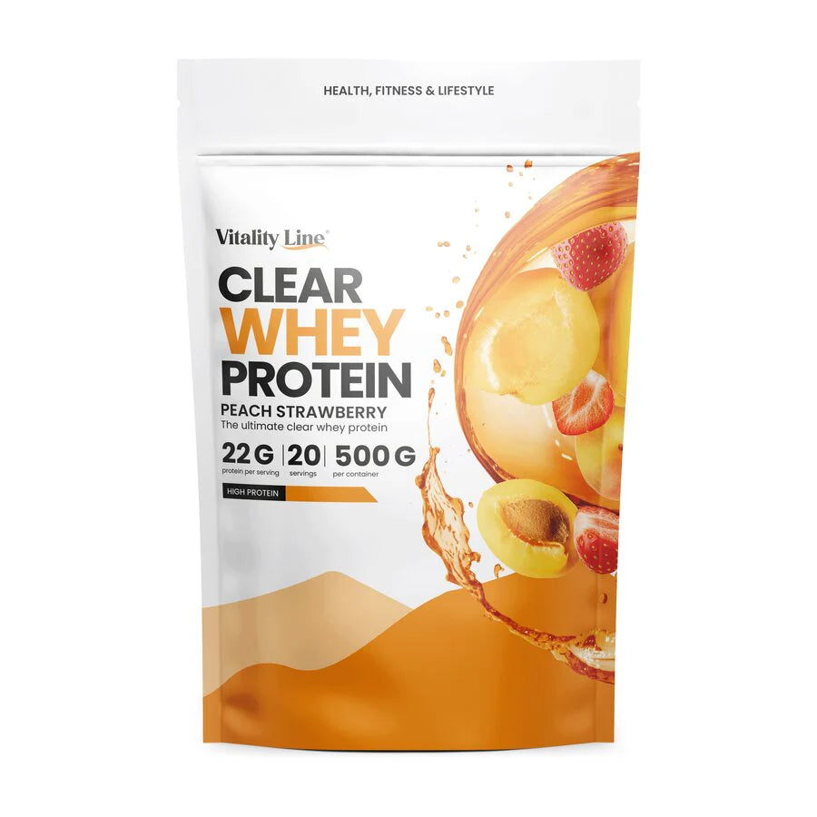 VITALITY LINE SPORT CLEAR WHEY FOREST BERRY,LEMON LIME & PEACH STRAWBERR 500 GR