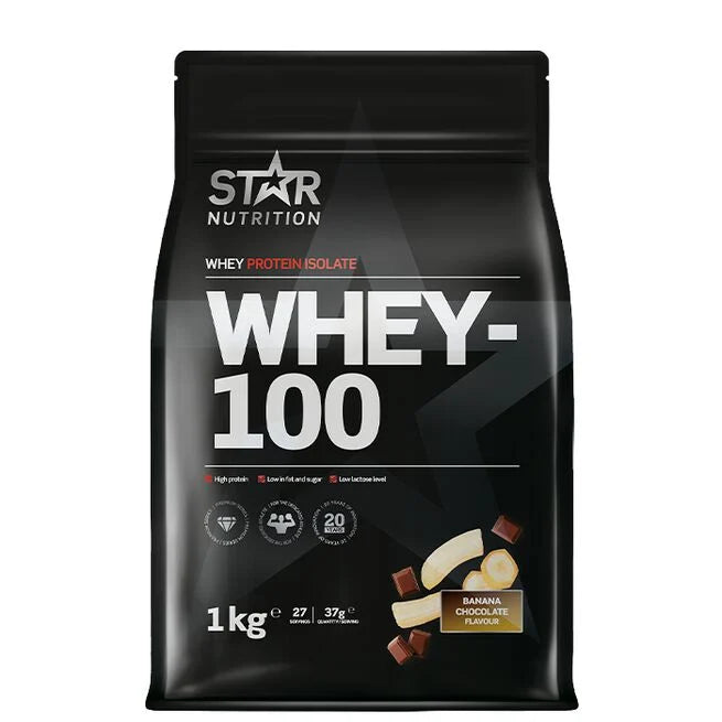 Star Nutrition Whey-100 Myseprotein 1 kg