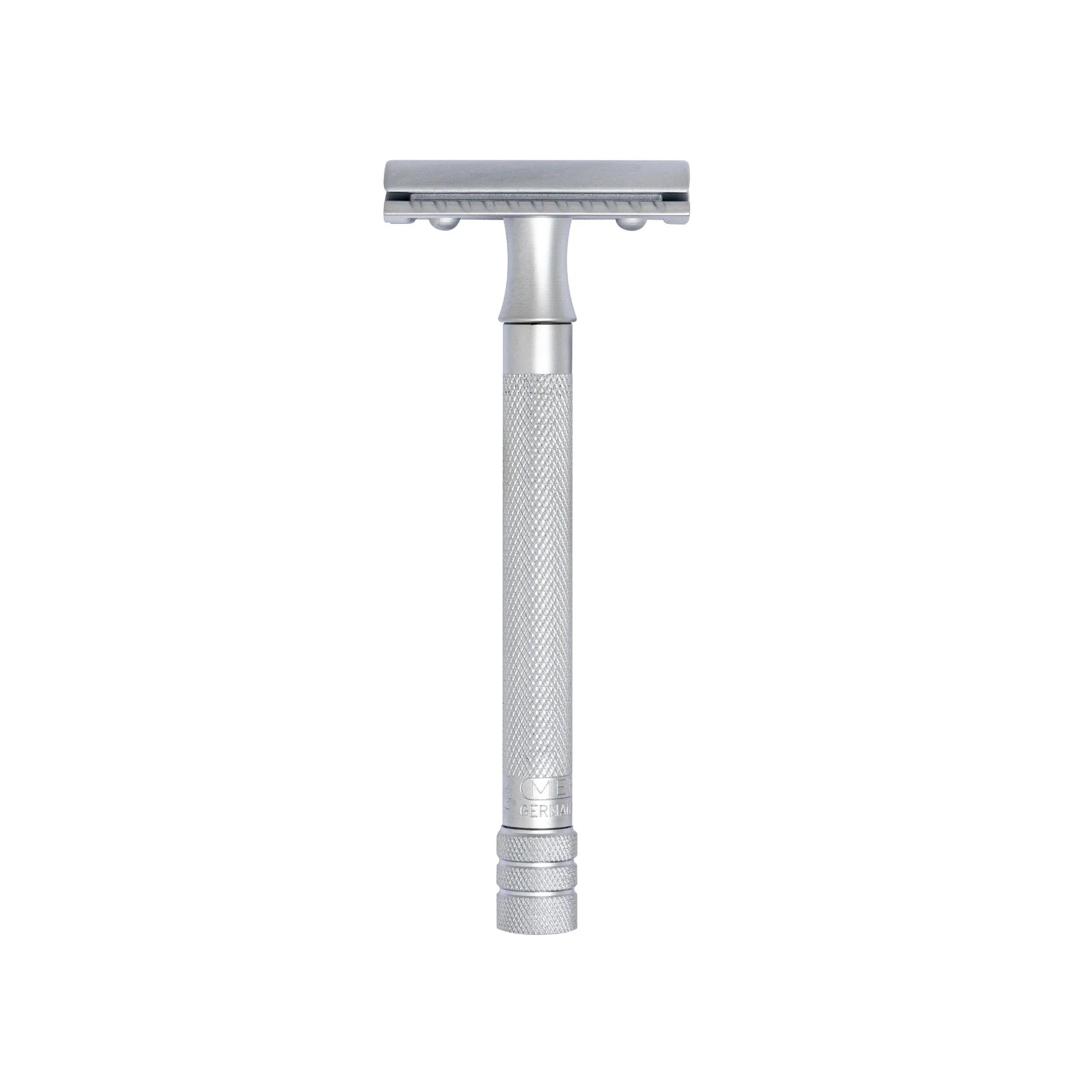 Merkur, Straight Comb- Long Handle-Matt Chrome  (22C)