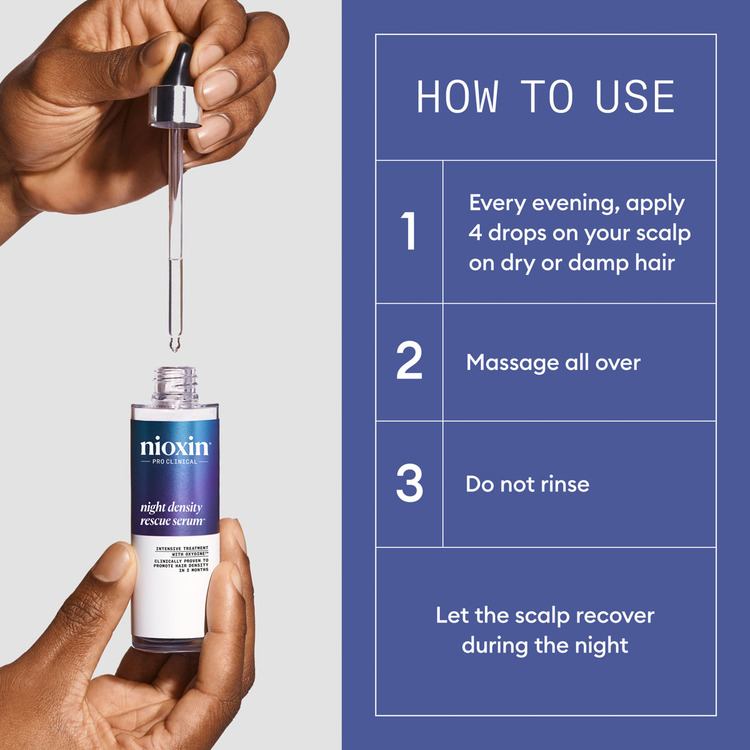 Nioxin Night Density Rescue Serum 70 ml