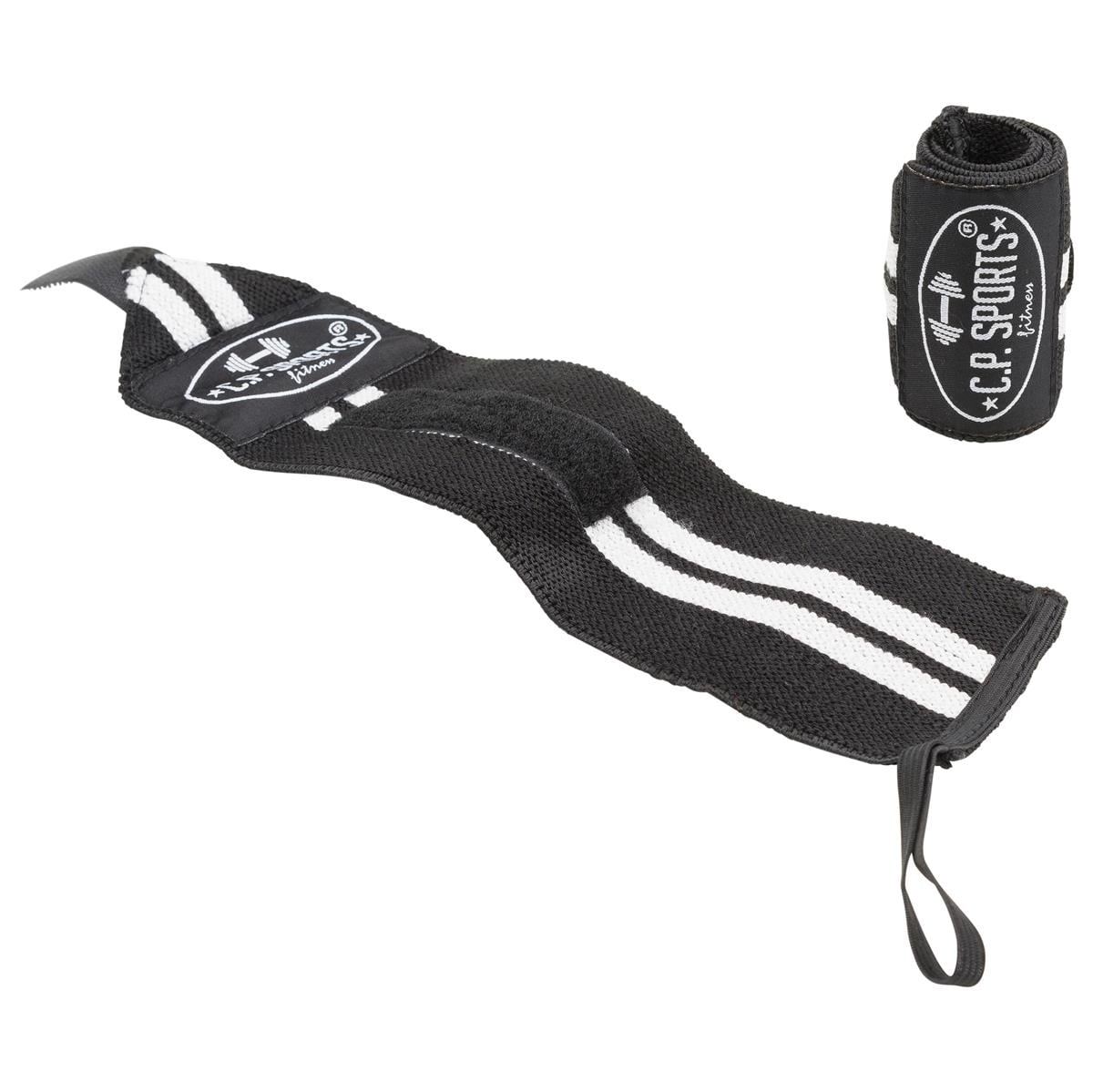 C.P. Sports Wrist Wraps 30 cm Svart/Hvit bilde 3