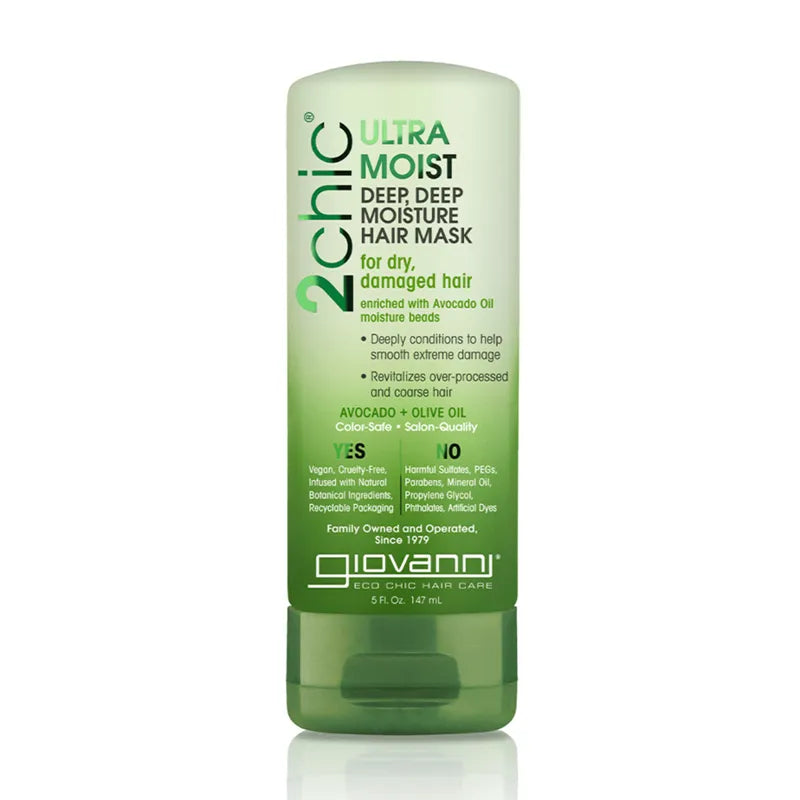 Giovanni, 2chic® Avocado & Olive Oil Ultra-Moist Deep Moisture Hair Mask 147 ml