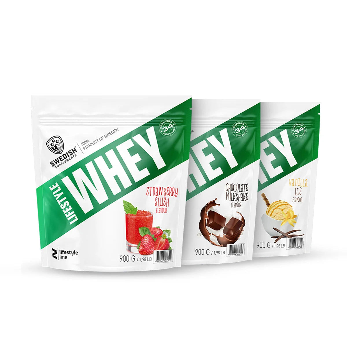 Swedish Supplements, Lifestyle Whey, 900 g