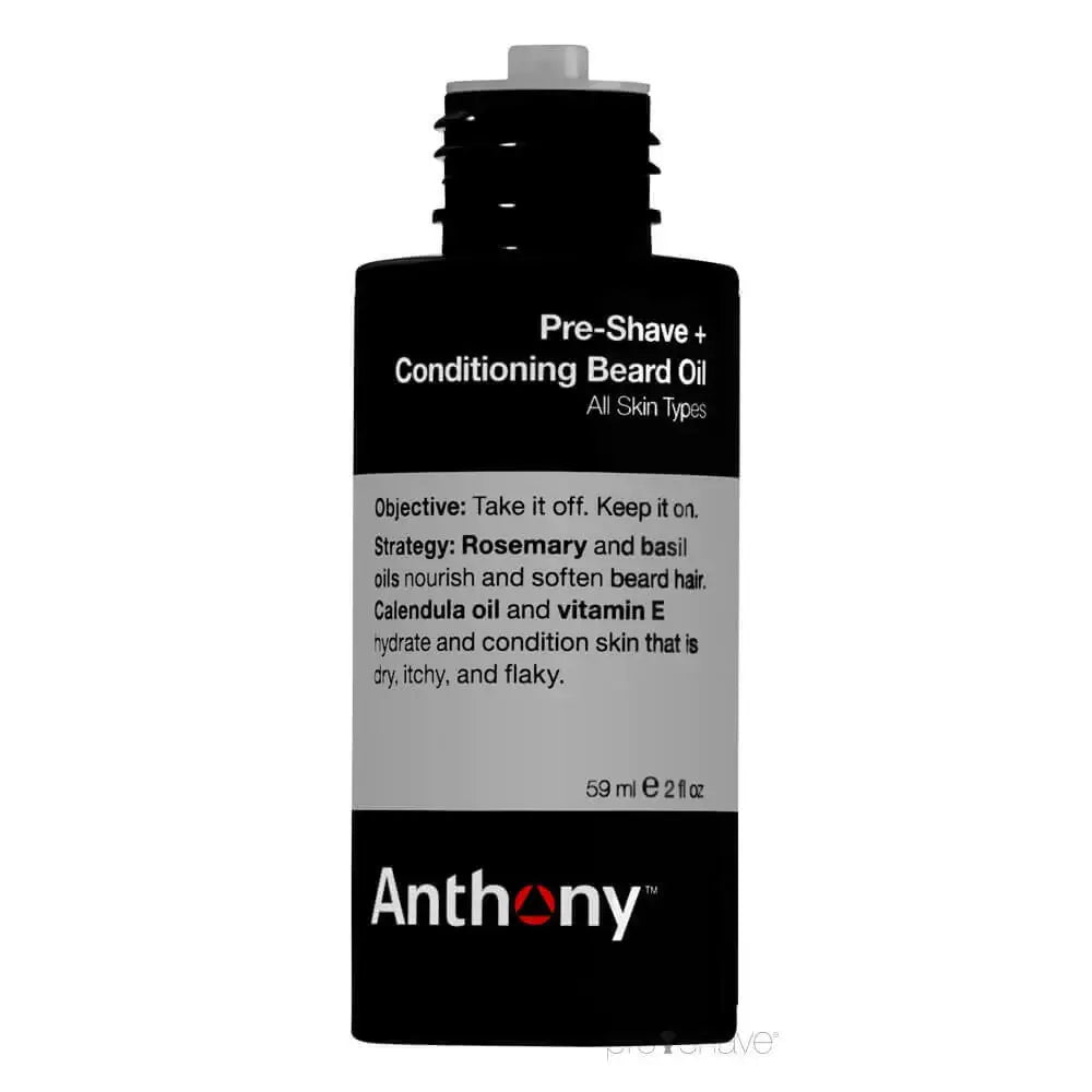 Anthony Pre-Shave + Conditioning Beard Oil, 59 ml.-Skjeggolje-JKSHOP