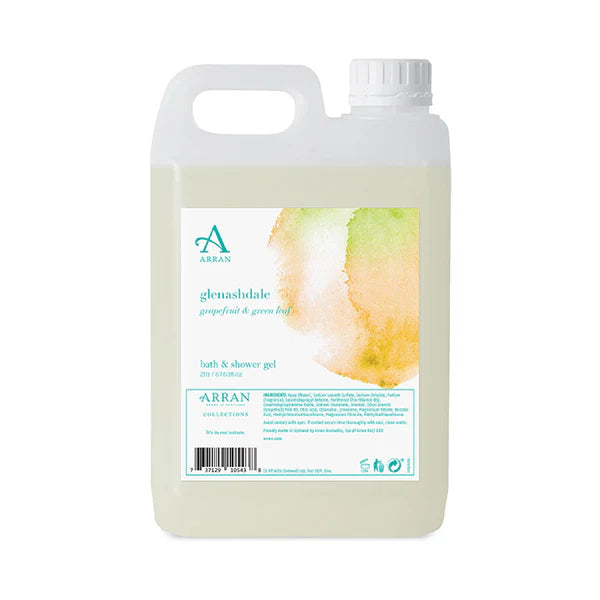 Arran Sense of Scotland Glenashdale Bath & Shower Gel Grapefruit and Green Leaf 2 l refill - Dusjsåpe - JK-Shop