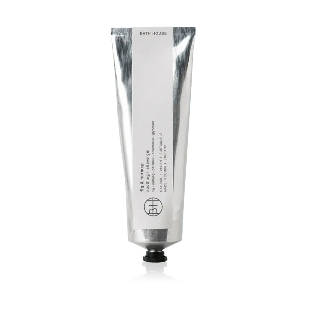 Bath House, Fig & Nutmeg Shaving Gel-Barberkrem-JKSHOP