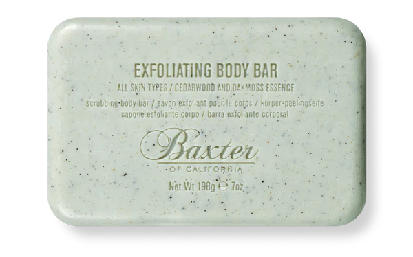 Baxter Of California EXFOLIATING BODY BAR 198g - Hånd - og kroppssåpe - JK-Shop
