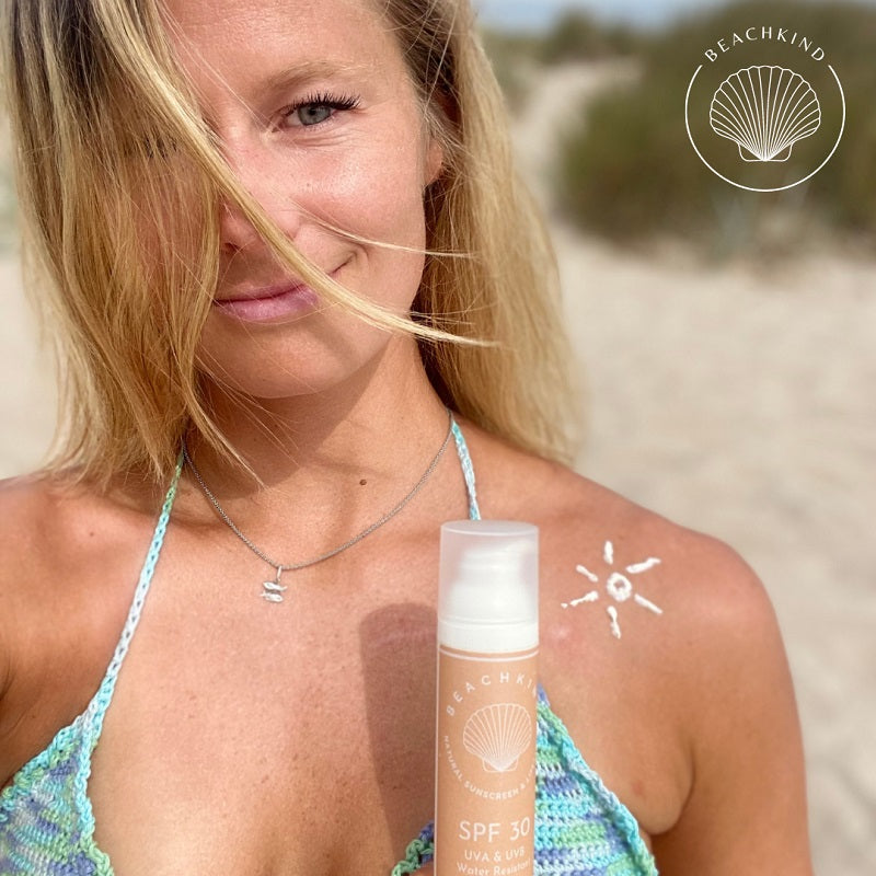 Beachkind Natural Sunscreen SPF 30 - 50 ml - Solkrem - JK-Shop
