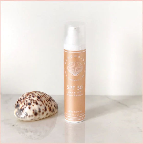 Beachkind Natural Sunscreen SPF 50 - 100ml - Solkrem - JK-Shop