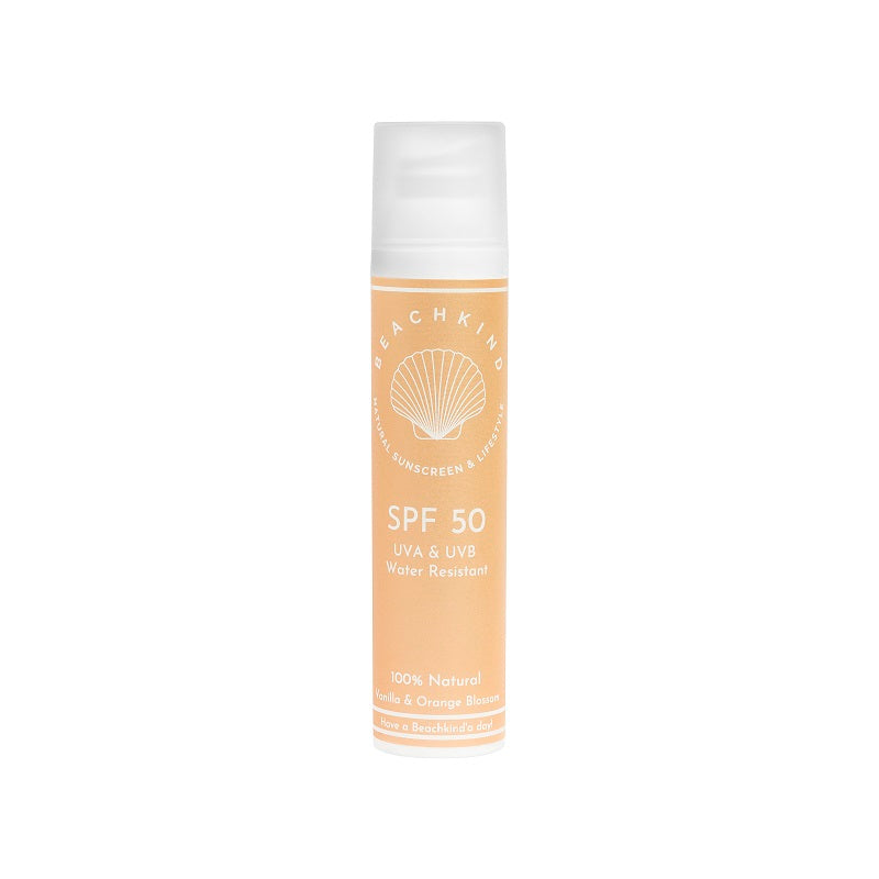 Beachkind Natural Sunscreen SPF 50 - 100ml - Solkrem - JK-Shop