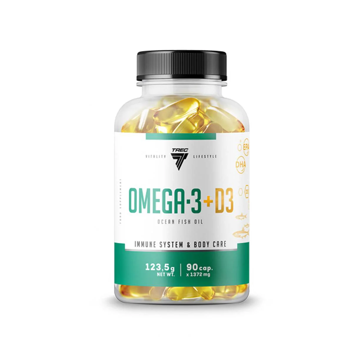 Trec Omega 3+D3 90 caps