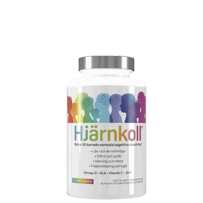 Elexir Pharma Hjärnkoll 180 kapsler