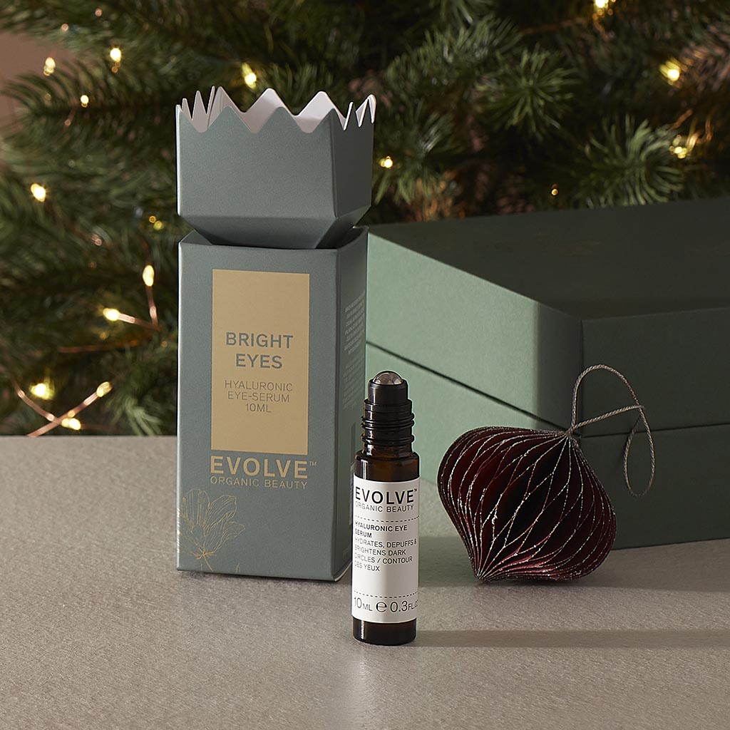 EVOLVE BRIGHT EYES Gavepakke m/ Hyaluronic Eye Serum - Øyeserum - JK-Shop